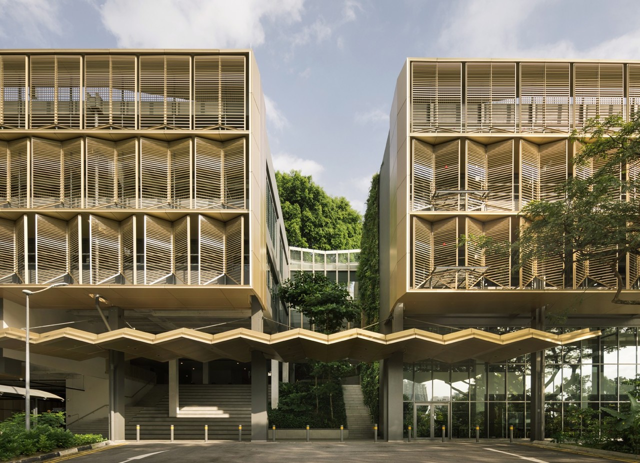 A building on the National University of Singapore campus